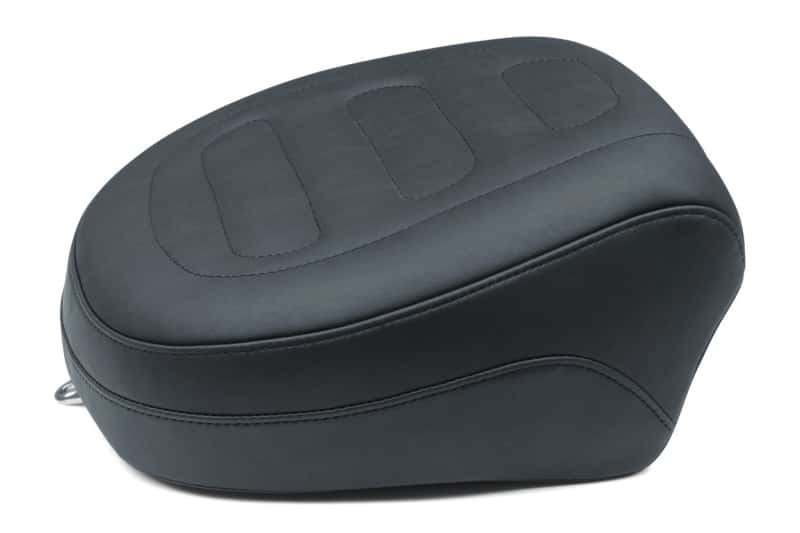 Mustang Motorcycle — Mustang 13-17 Harley Softail Breakout Standard Touring Passenger Seat Trapezoid - Black - view 1