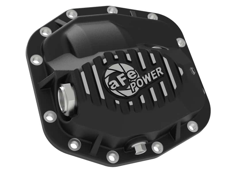 aFe — aFe Pro Series Front Differential Cover Black 2018+ Jeep Wrangler (JL) V6 3.6L (Dana M186)
Differential Cover - view 2