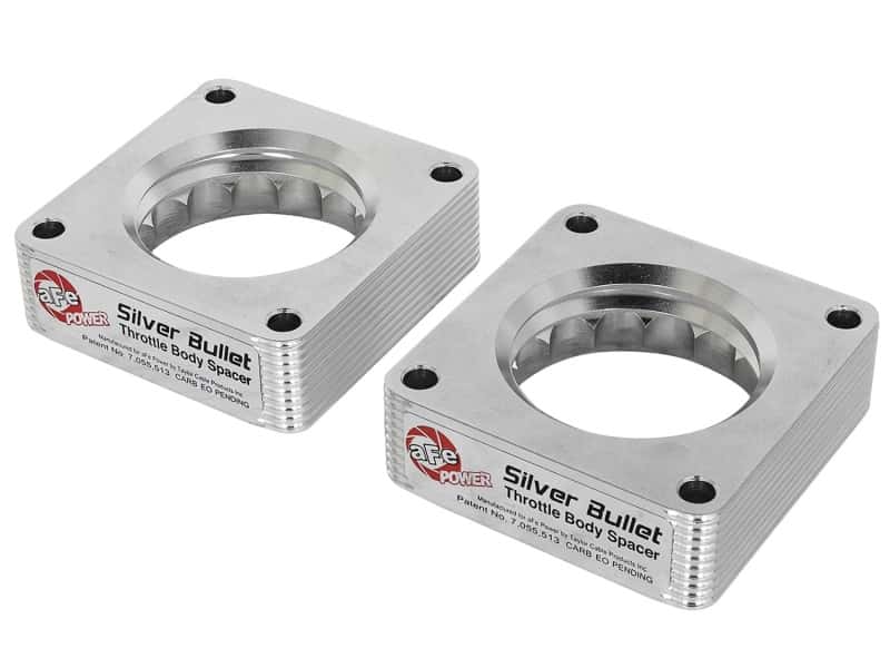 aFe — aFe Silver Bullet Throttle Body Spacer 09-18 Nissan 370Z V6-3.7L (VQ37VHR)
Throttle Body Spacer - view 1