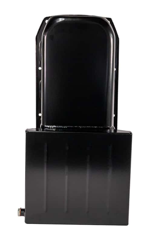 Moroso — Moroso Pre-85 Chevrolet Small Block (w/Driver Side Dipstick) Wet Sump 7qt 8.25in Steel Oil Pan - Blk - view 3