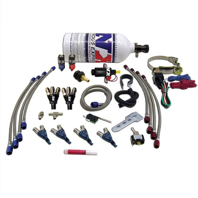Nitrous Express — Nitrous Express 4 Cyl Piranha Nitrous Kit w/2.5lb Bottle
Injection System Kit
N2OSys - view 2
