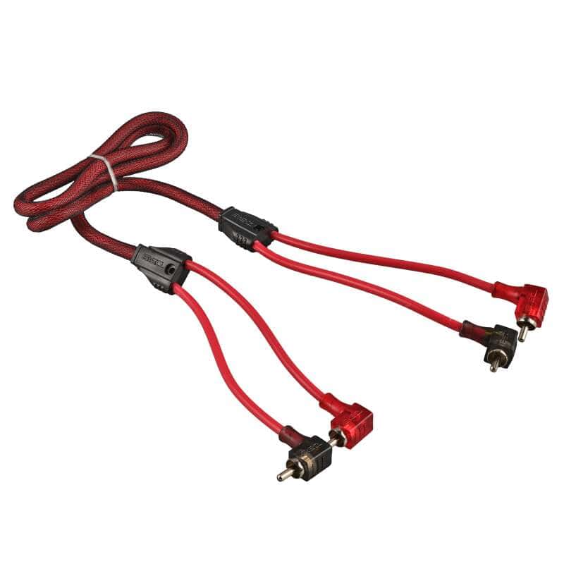 DS18 — DS18 Level 2 RCA Wire 3-Feet Smart 90-Degree Connectors - view 3