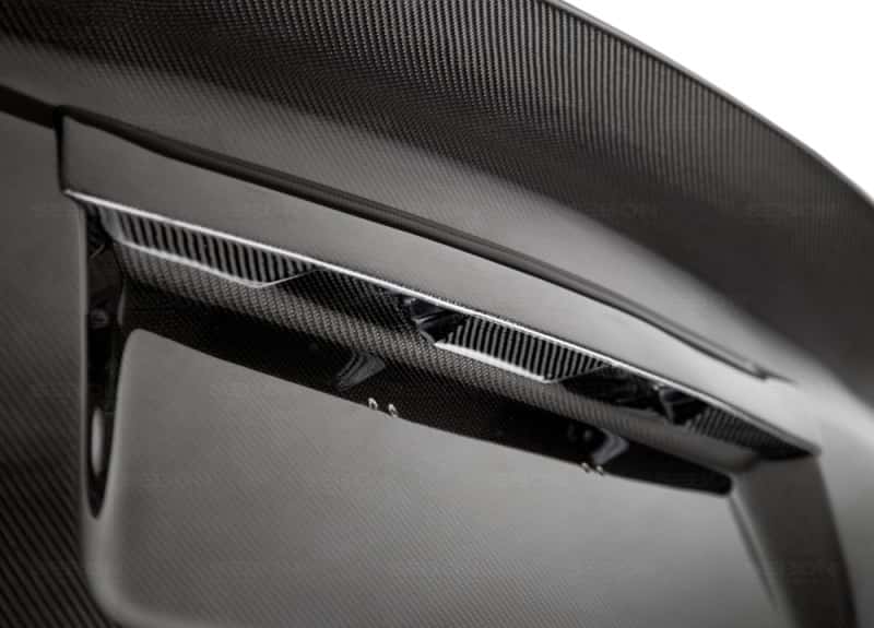 Seibon — Seibon 08-14 Subaru Impreza WRX/STi 4dr C-style Carbon Fiber Trunk Lid - view 6