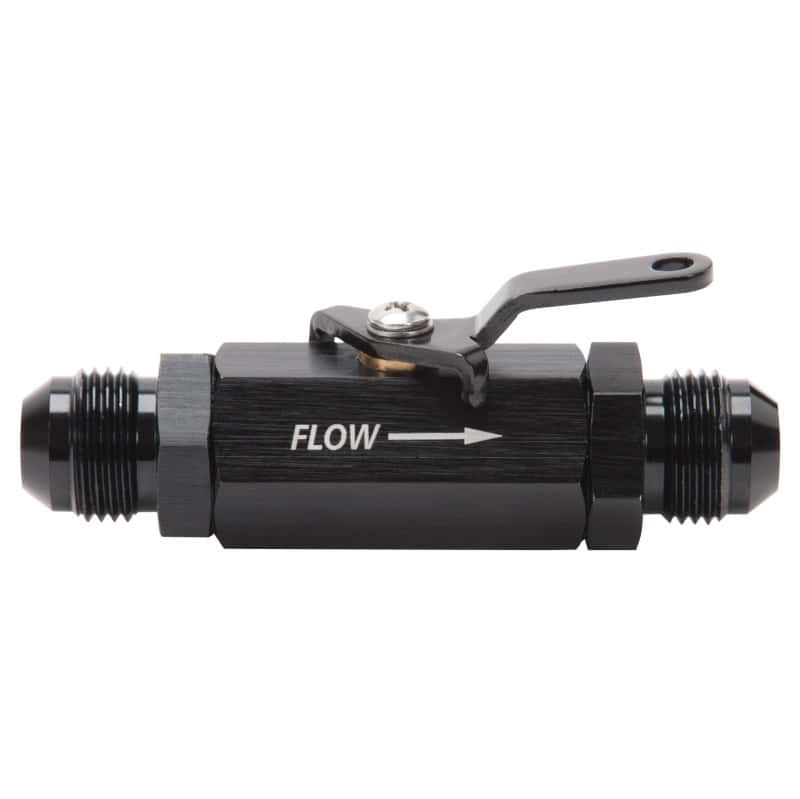Russell — Russell Performance Shutoff Valve -8 AN Male Black Finish
Fuel Shutoff Valve - view 1