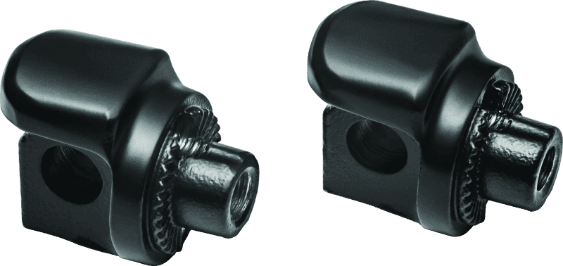 Kuryakyn — Kuryakyn Non-Pivot Splined Peg Adapter Harley-Davidson Models Black - view 1