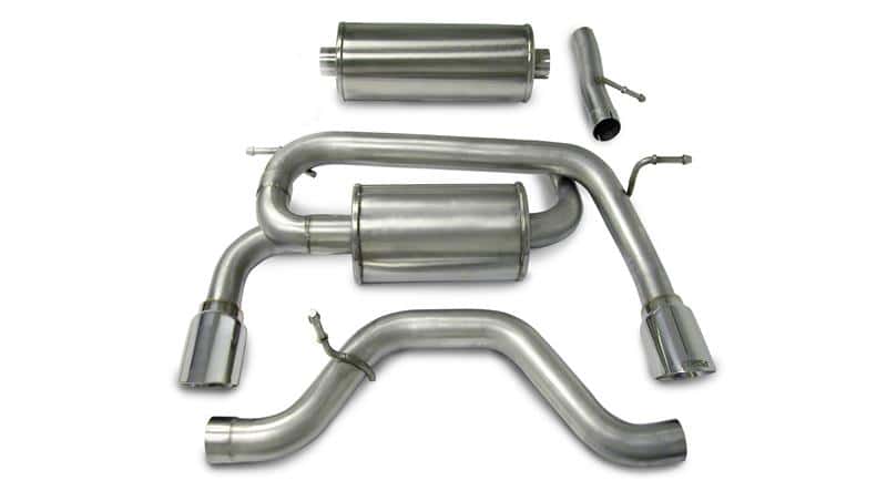 CORSA Performance — Corsa 2006-2008 Hummer H3 3.5L Polished Sport Cat-Back Exhaust
Exhaust - view 2