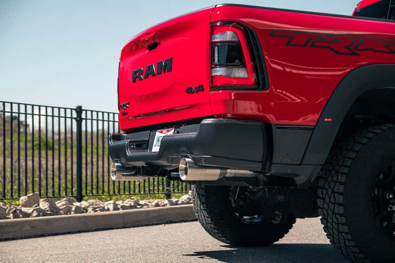 CORSA Performance — Corsa 2021-2024 Dodge Ram TRX Crew Cab Xtreme Catback Exhaust Dual Rear Gunmetal Tip
Exhaust - view 6