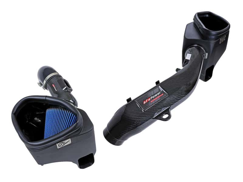 aFe — aFe Track Series Stg 2 Carbon Fiber Intake w/Pro 5R Media 15-20 BMW M3/M4(F80/82/83) L6-3.0L(tt) S55
Track Series Intake - view 3