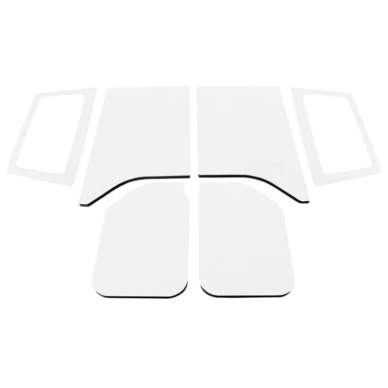 DEI — DEI 11-18 Jeep Wrangler JK 2-Door Boom Mat Complete Headliner Kit - 6 Piece - White
Sound Dampening Kit - view 1