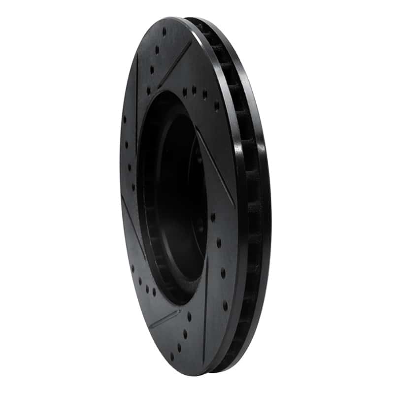 R1 Concepts — R1 17-23 Subaru Impreza Front Right Drilled & Slotted Black Brake Rotor
R1 Brake Rotor Drill - view 4
