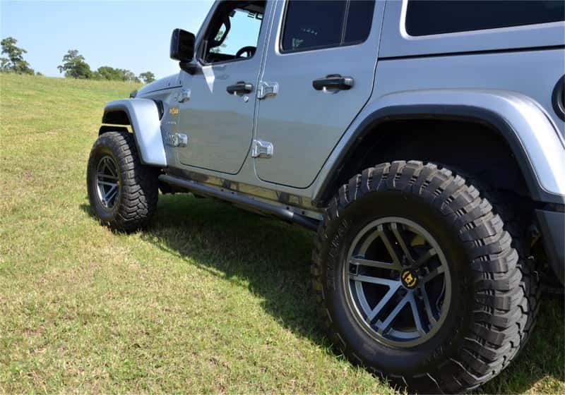 N-Fab — N-Fab Trail Slider Steps 07-17 Jeep Wrangler JK 4dr - SRW - Textured Black - view 4