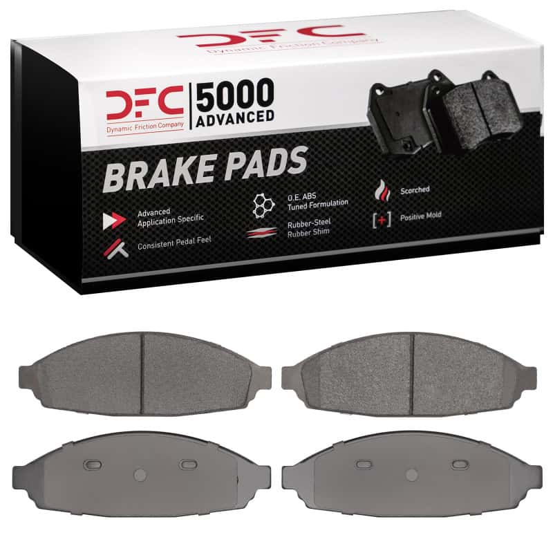 DFC — DFC 03-11 Ford Crown Victoria Front 5000 Advanced Semi Metallic Brake Pads
DFC Brake Pad Set - view 1