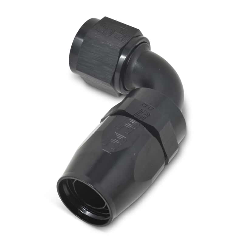 Russell — Russell Performance -10 AN Black 90 Degree Full Flow Hose End
Hose Fitting - view 5