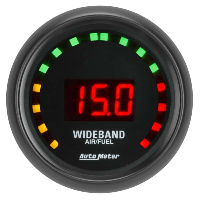 AutoMeter — Autometer Z-Series 2-1/16in. 10:1-17:1 AFR Digital Street Air/Fuel Ratio Gauge
GA 2" WDBND AFR ST Z - view 1
