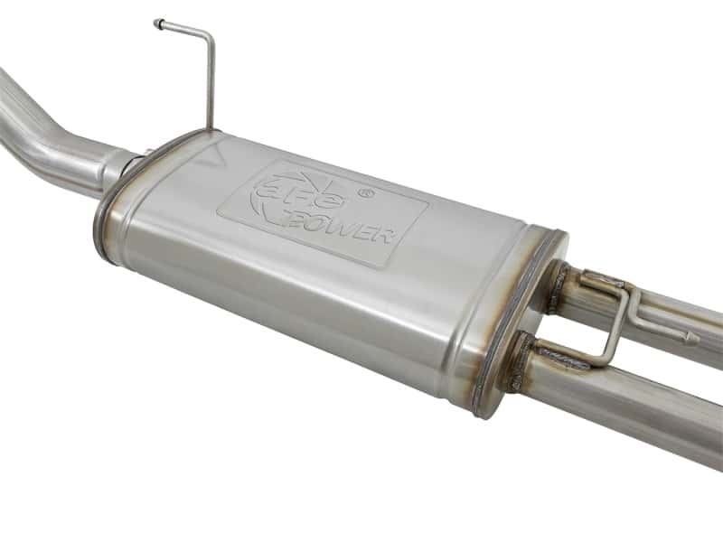 aFe — aFe MACH Force-Xp 2-1/2in Cat-Back Exhaust System w/ Polished Tip 16-17 Nissan Titan XD V8 5.6L
Cat-Back Exhaust - view 4