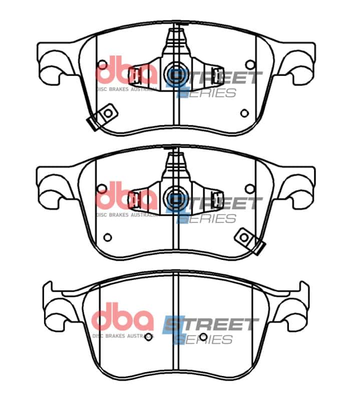 DBA — DBA 2017+ Honda Accord Street Series Front Brake Pads
Brake Pad - view 2
