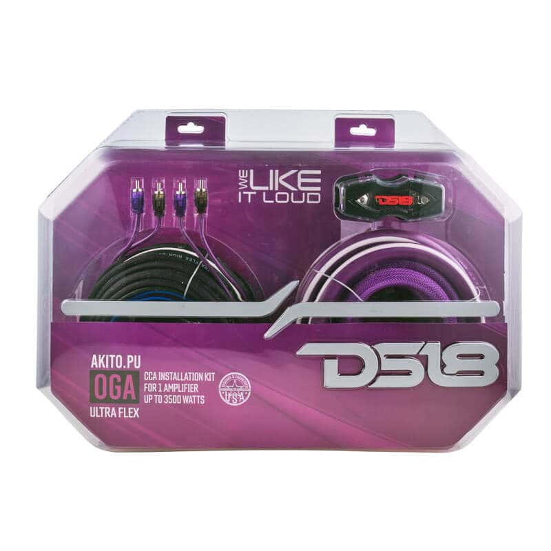 DS18 — DS18 0-GA Amplifier Install Kit Advance- Purple - view 4