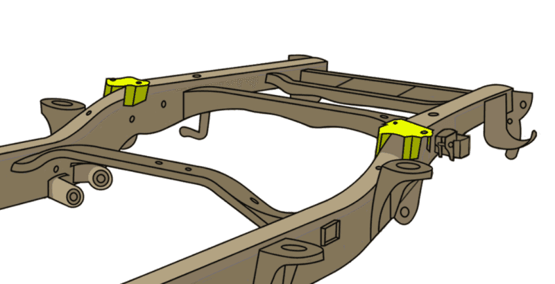 RustBuster — Rustbuster Forward Bed Mount - view 2
