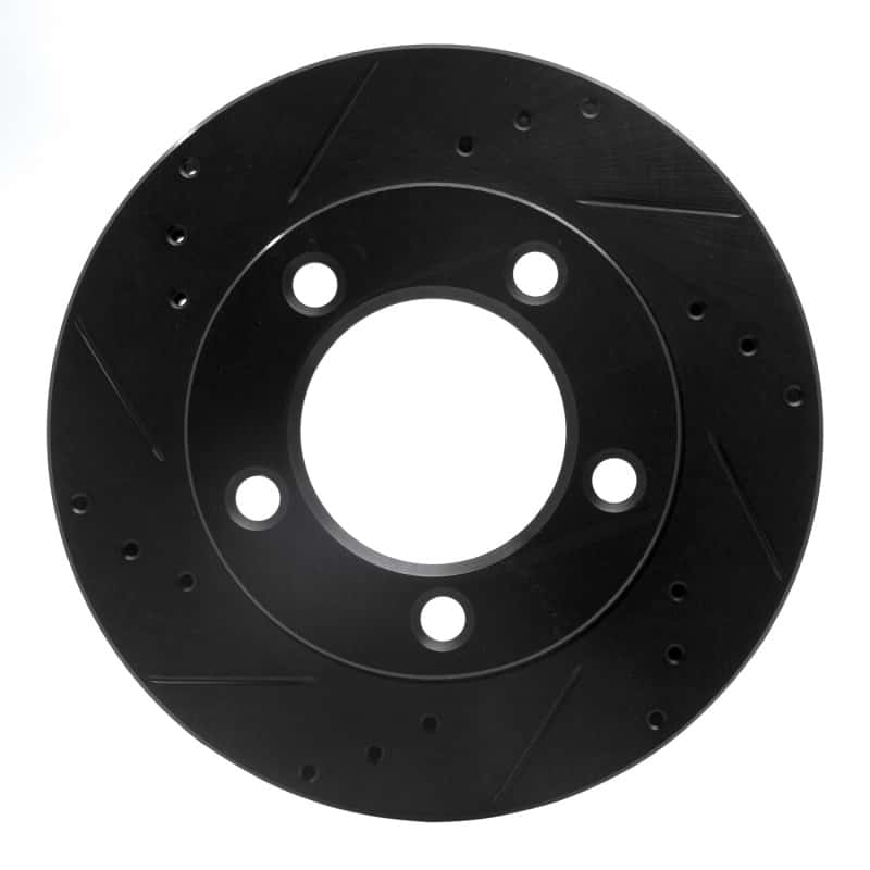 R1 Concepts — R1 76-93 Ford F-150 4WD Front Left Drilled & Slotted Black Brake Rotor
R1 Brake Rotor Drill - view 1