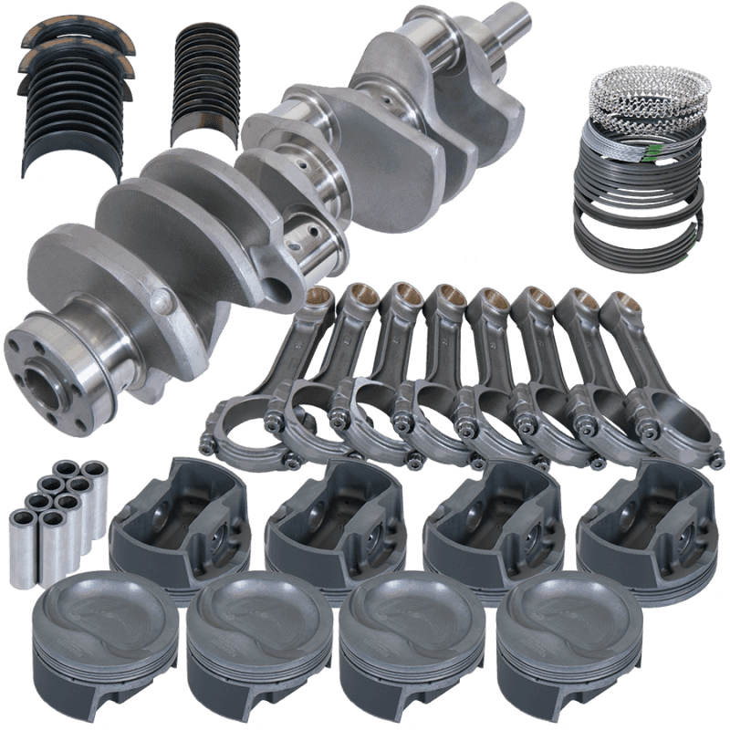 Eagle — Eagle Ford 351W 4.000in Crank 6.200in I-Beam Rods -28cc Inv Dome 4.030in Pistons Rotating Assembly
Pro Street Assembly - view 1