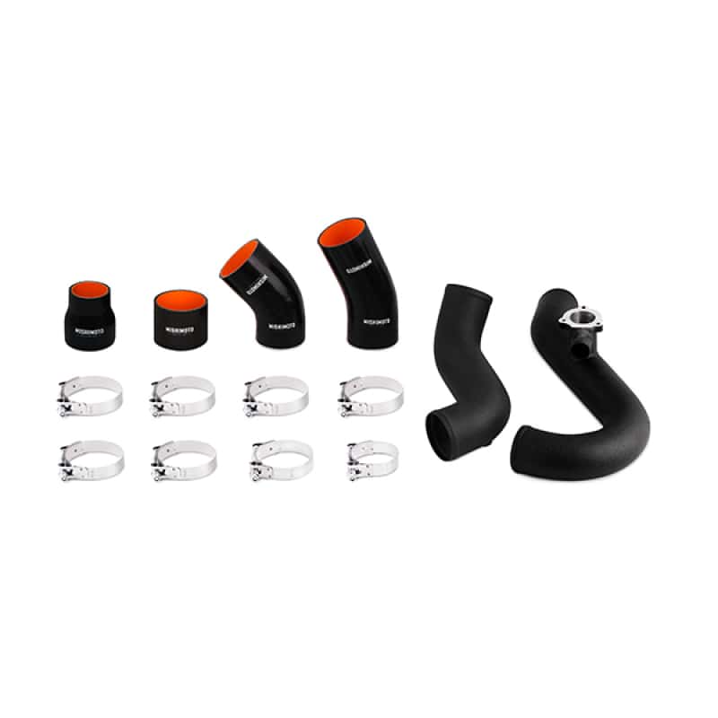 Mishimoto — Mishimoto 2015 Ford Mustang EcoBoost Performance Intercooler Kit - Black Core Wrinkle Black Pipes - view 9