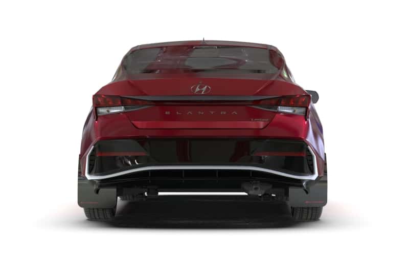 Rally Armor — Rally Armor 24-26 Hyundai Elantra Black Mud Flap Metallic Black Logo
Mud Flap - view 5