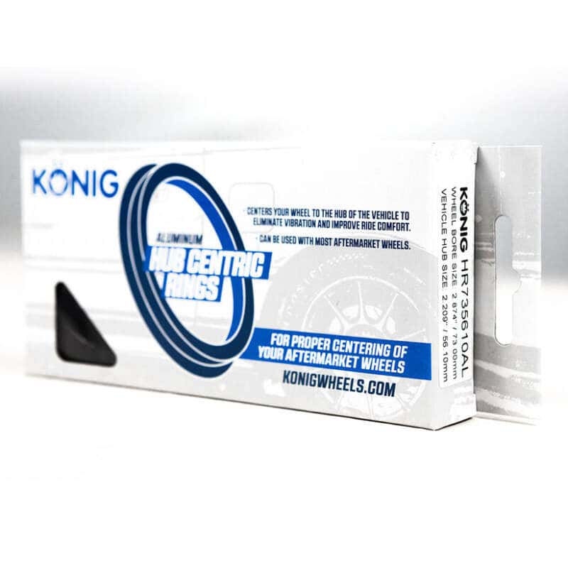 Konig — Konig Aluminum Hub Ring Set (4pcs) - 73.1mm O.D. / 56.1mm I.D. - view 2