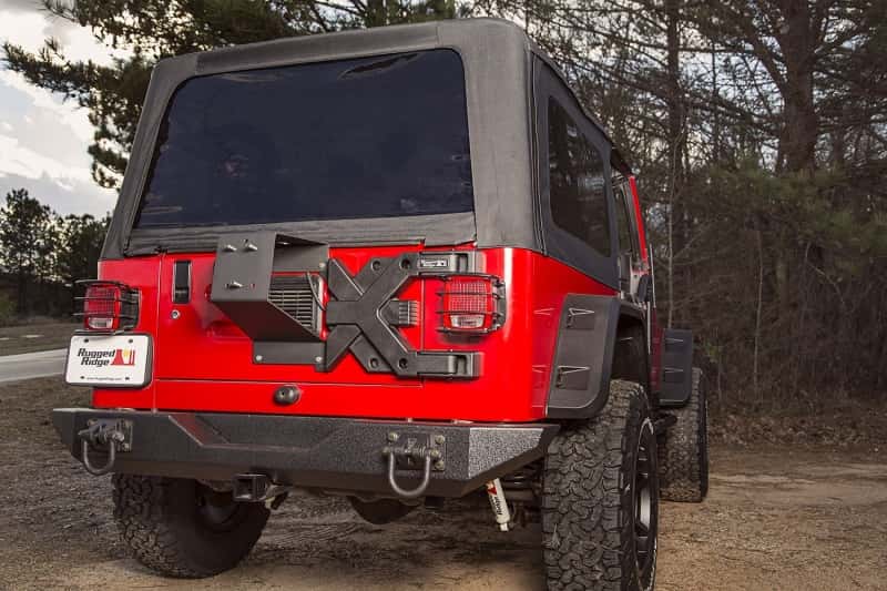 Rugged Ridge — Rugged Ridge Spartacus HD Tire Carrier Whl Mount 87-06 YJ/TJ
SpareTireCrrMnt
OFFROAD_BUMPERS - view 7