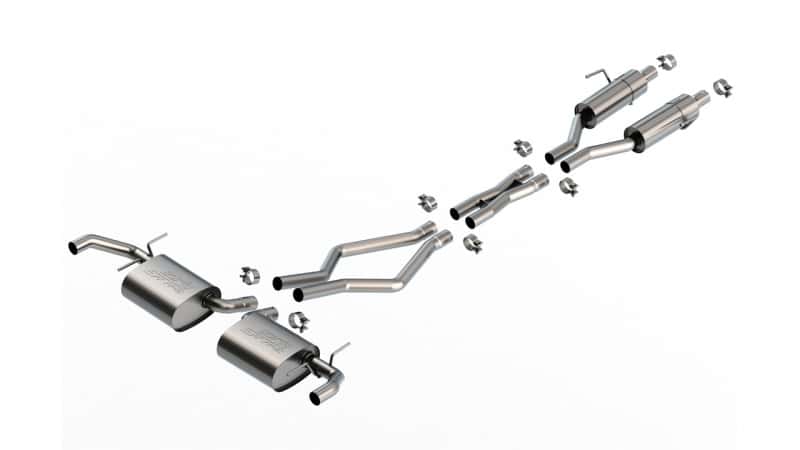 Borla — Borla 22-24 Jeep Grand Cherokee Overland Summit V6 2WD & 4WD S-TYPE Cat-Back Exhaust
Cat-Back System - view 1