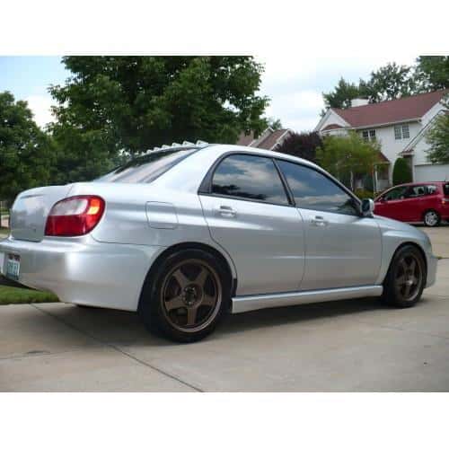 BLOX Racing — BLOX Racing 02-07 Subaru WRX Vortex Generator - ABS Black - view 1