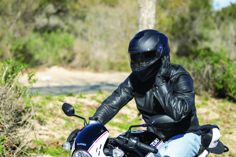 Sena Technologies — Sena Technologies Outforce Full Face Bluetooth Helmet Matte Black - Small - view 6