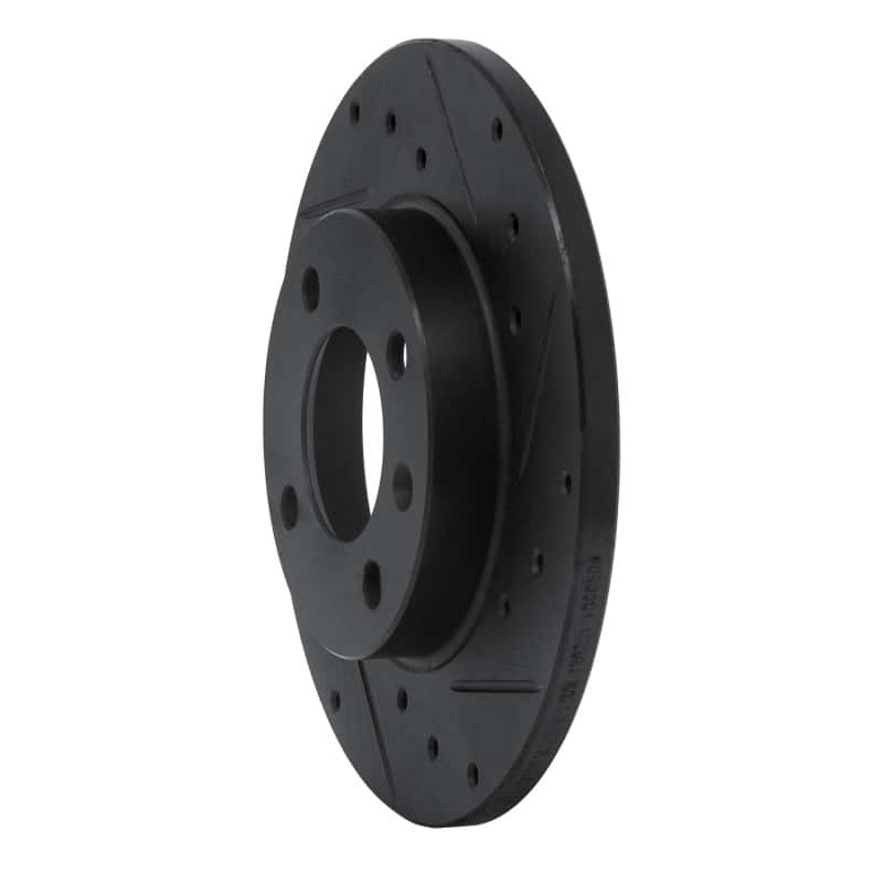 R1 Concepts — R1 73-05 Audi Fox Front Right Drilled & Slotted Black Brake Rotor
R1 Brake Rotor Drill - view 2