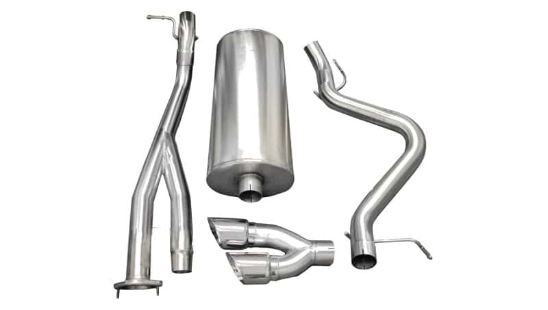 CORSA Performance — Corsa 2003-2007 Chevrolet Silverado Short Bed SS 6.0L V8 Polished Sport Cat-Back Exhaust
Exhaust - view 3