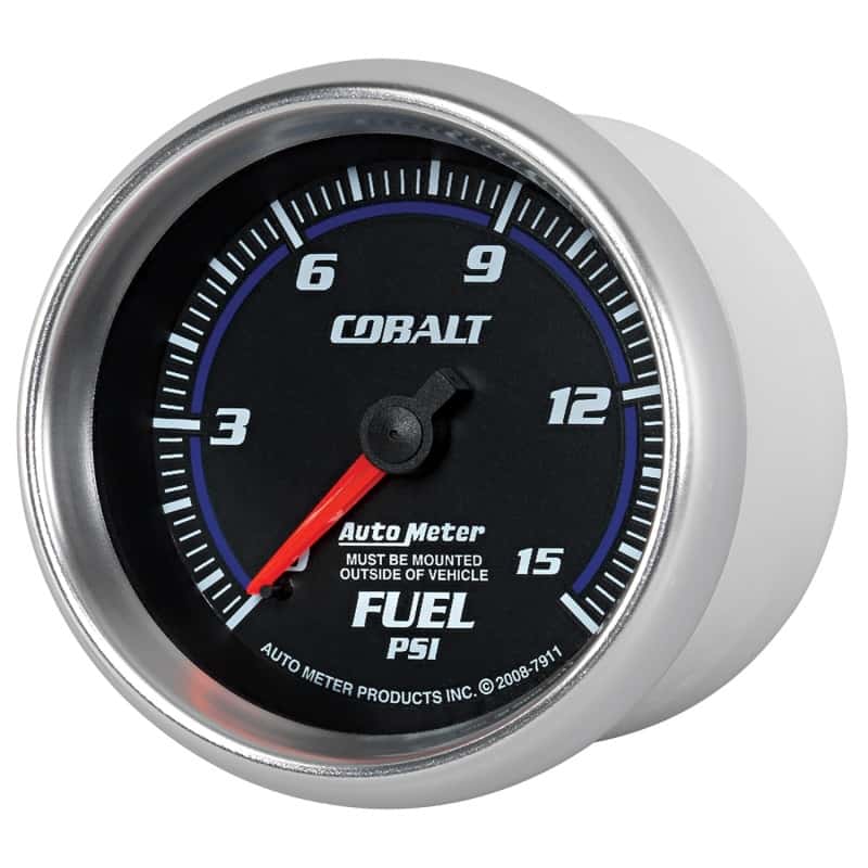 AutoMeter — Autometer Cobalt 2-5/8in Mechanical Fuel Pressure Gauge 0-15 PSI
GA 2.6" FP 15PSI M C - view 8