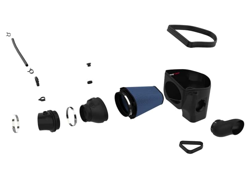 aFe — aFe 19-23 Dodge Challenger Hellcat V8-6.2L (sc) Magnum FORCE Stage2 Cold Air Intake System w/Pro 5R
Magnum FORCE Intake - view 2