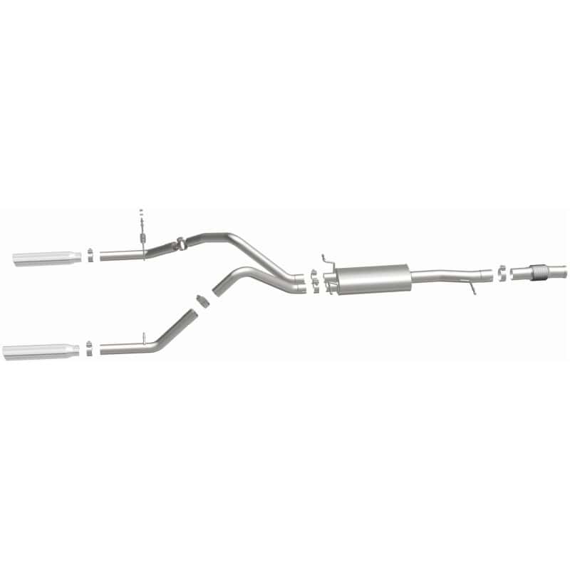 Magnaflow — Magnaflow 14 Chev Silverado V8 5.3L SC Cab Dual Split Rear Exit SS Cat Back Perf Exhaust
Cat-Back - view 8