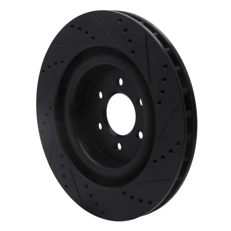 R1 Concepts — R1 03-17 Dodge Viper Rear Left Drilled & Slotted Black Brake Rotor
R1 Brake Rotor Drill - view 4