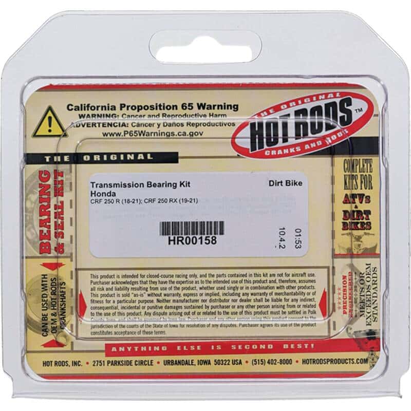 Hot Rods — Hot Rods 18-21 Honda CRF 250 R 250cc Transmission Bearing Kit - view 4