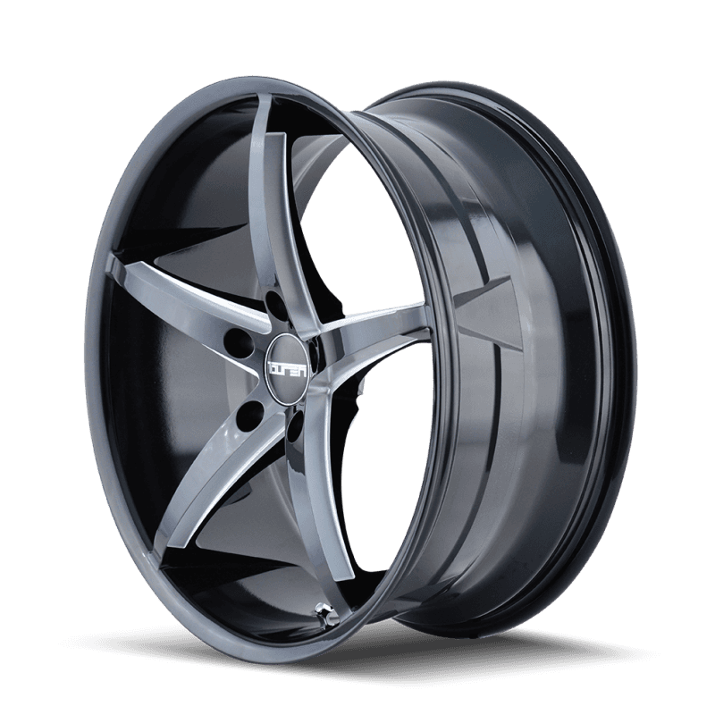 Touren — Touren 3270 TR70 17x7.5 / 5x120 BP / 40mm Offset / 74.1mm Hub Gloss Black Milled Wheel
TOUREN 3270 - view 2