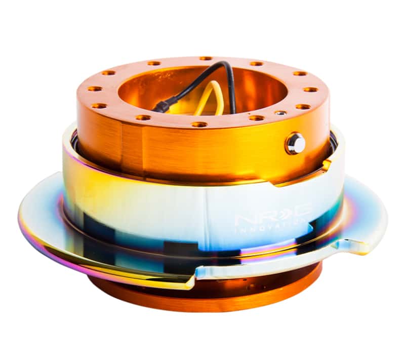 NRG — NRG Quick Release Gen 2.5 - Rose Gold Body / Neochrome Ring - view 3