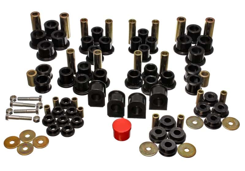 Energy Suspension — Energy Suspension 99-04 Ford F-250 4WD Superduty Black Hyper-flex Master Bushing Set
Master Bushing Kit - view 2