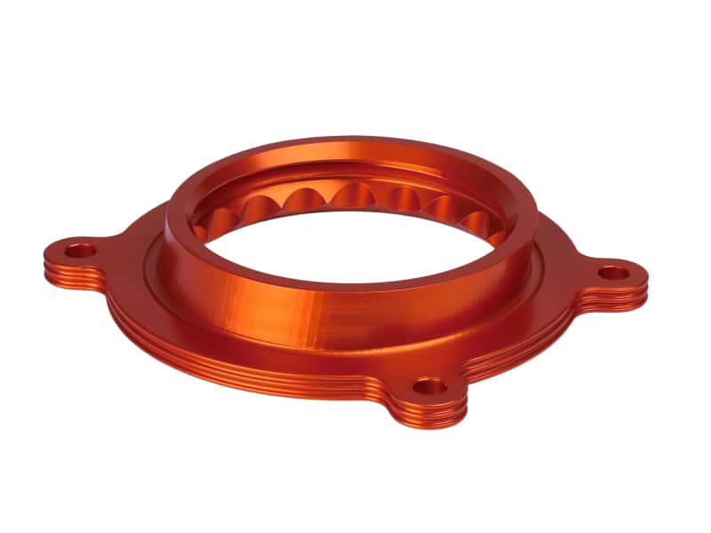 aFe — AFE Silver Bullet Throttle Body Spacer GM Trucks 1500 14-19 V8-6.2L
Throttle Body Spacer - view 4