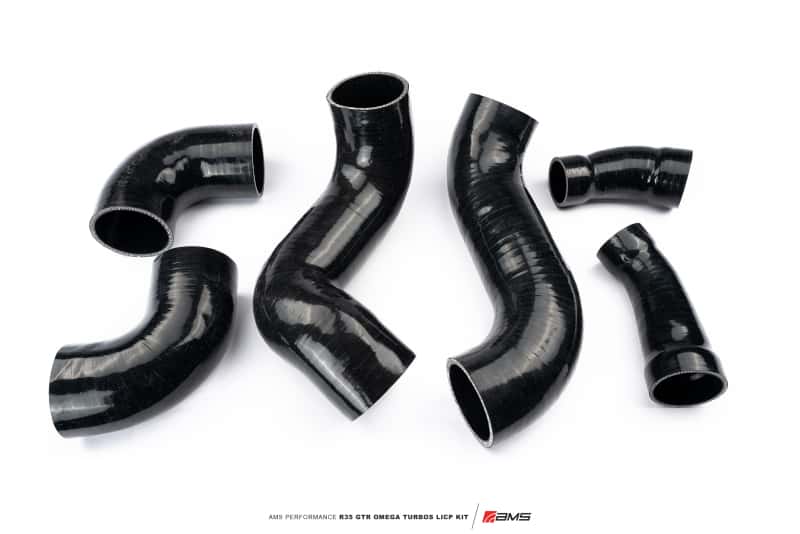 AMS — AMS Performance 2009+ Nissan R35 GTR Omega Turbo Kit 3in Lower Intercooler Pipes (Omega 9 & 14)
Intercooler Pipe Kit - view 5