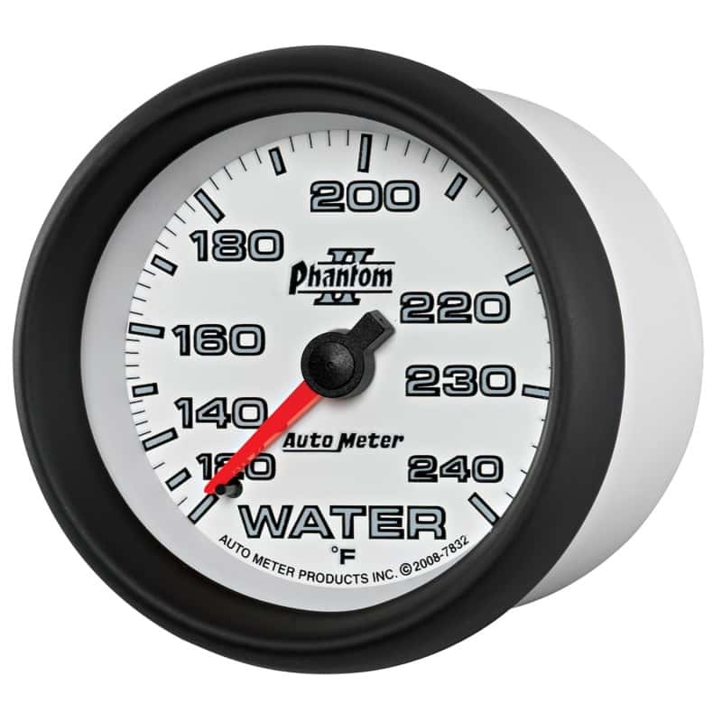 AutoMeter — Autometer Phantom II 2-5/8in 120-240 Degree F Mechanical Water Gauge
2-5/8" WATER TEMP, 1 - view 8