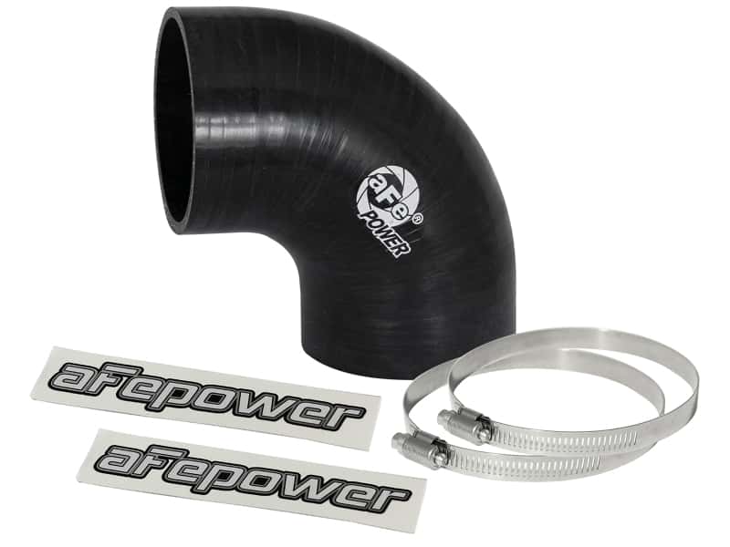 aFe — aFe Magnum FORCE Intake Coupling Kit (3 IN ID x 90-Deg.) Elbow Coupler - Black
Intake Coupling Kit - view 1