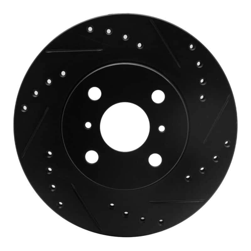 R1 Concepts — R1 93-02 Chevrolet Prizm Front Right Drilled & Slotted Black Brake Rotor
R1 Brake Rotor Drill - view 1