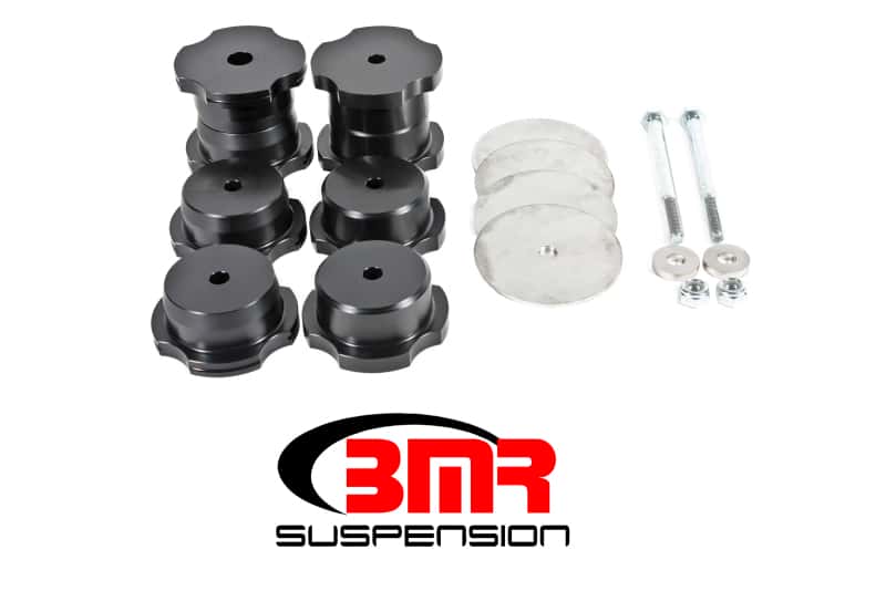 BMR Suspension — BMR 16-17 6th Gen Camaro Rear Cradle Bushing Kit (Delrin) - Black
Rear Cradle Bushings - view 1