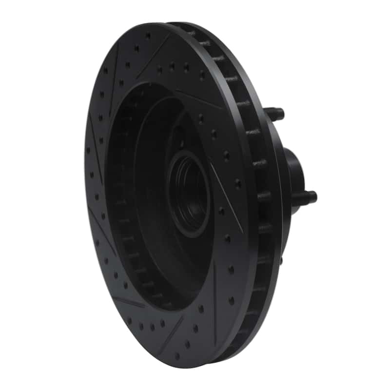 R1 Concepts — R1 73-93 Ford E-100 Econoline Front Right Drilled & Slotted Black Brake Rotor
R1 Brake Rotor Drill - view 4