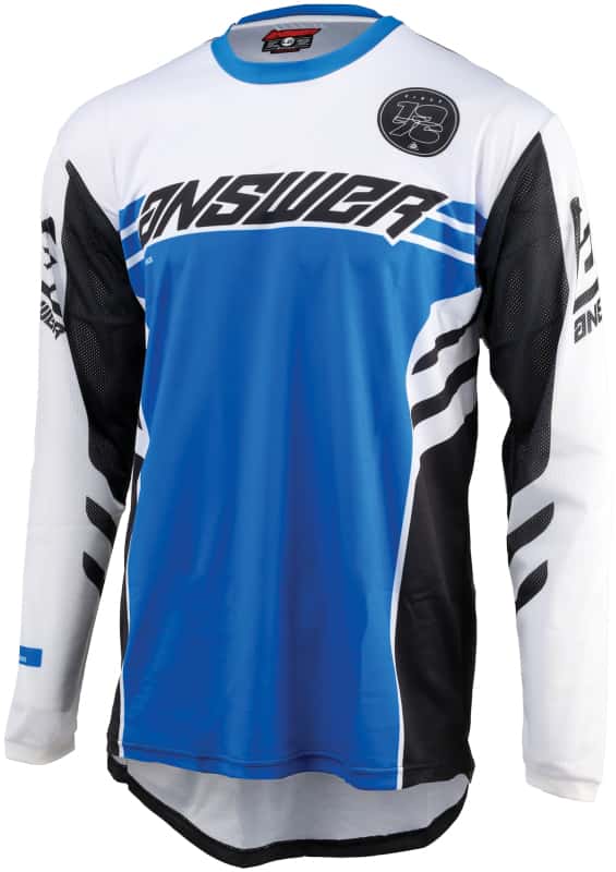 Answer — Answer 25 Arkon Nitrus Jersey Blue/Black/White Youth - Medium - view 1