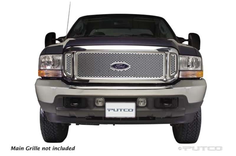 Putco — Putco 99-04 Ford SuperDuty - Side Vents Only Punch Stainless Steel Grilles
Grille Insert - view 1